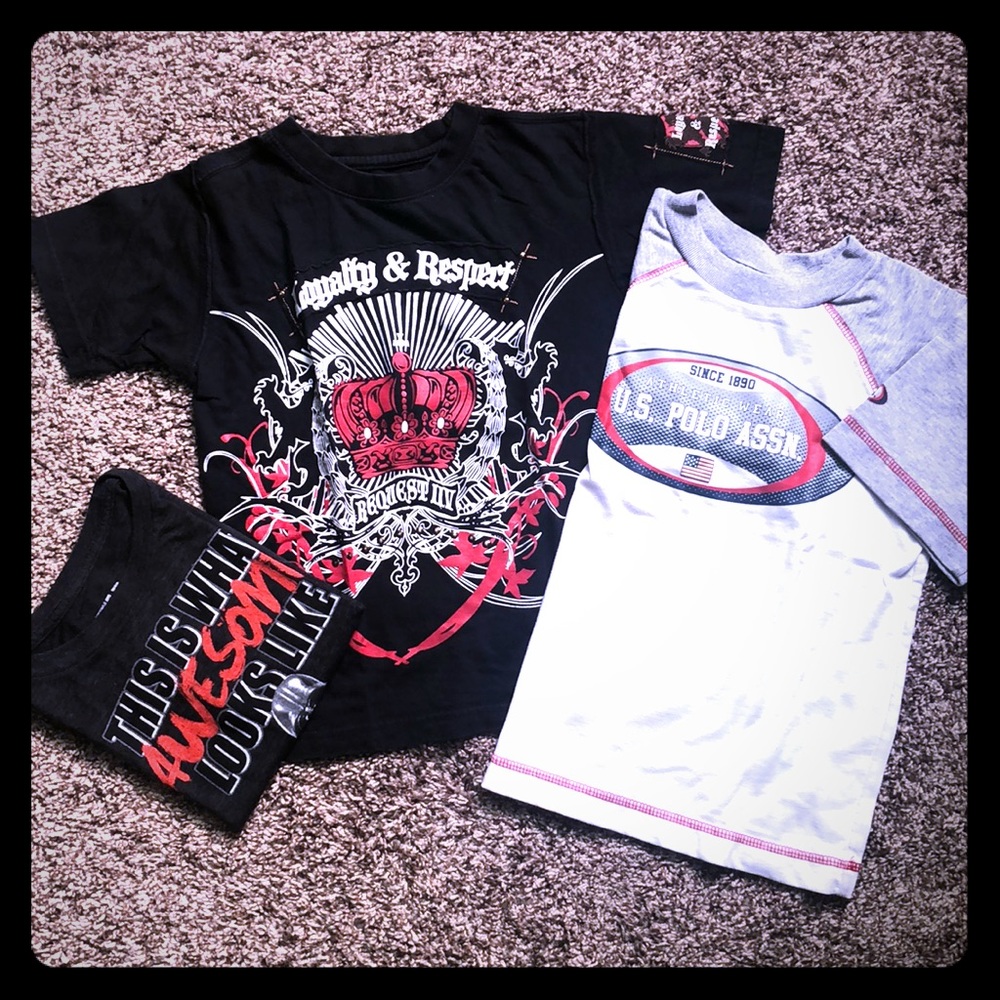 Boys Shirts Size 5 Bundle of 3